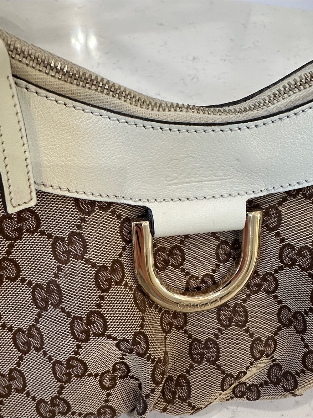 Today only ! Vintage Gucci monogram shoulder bag Y2K - Picture 2 of 10